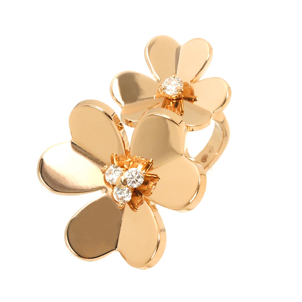 FRIVOLE Diamond Ring 18K PG size51 5.5-5.75(US)