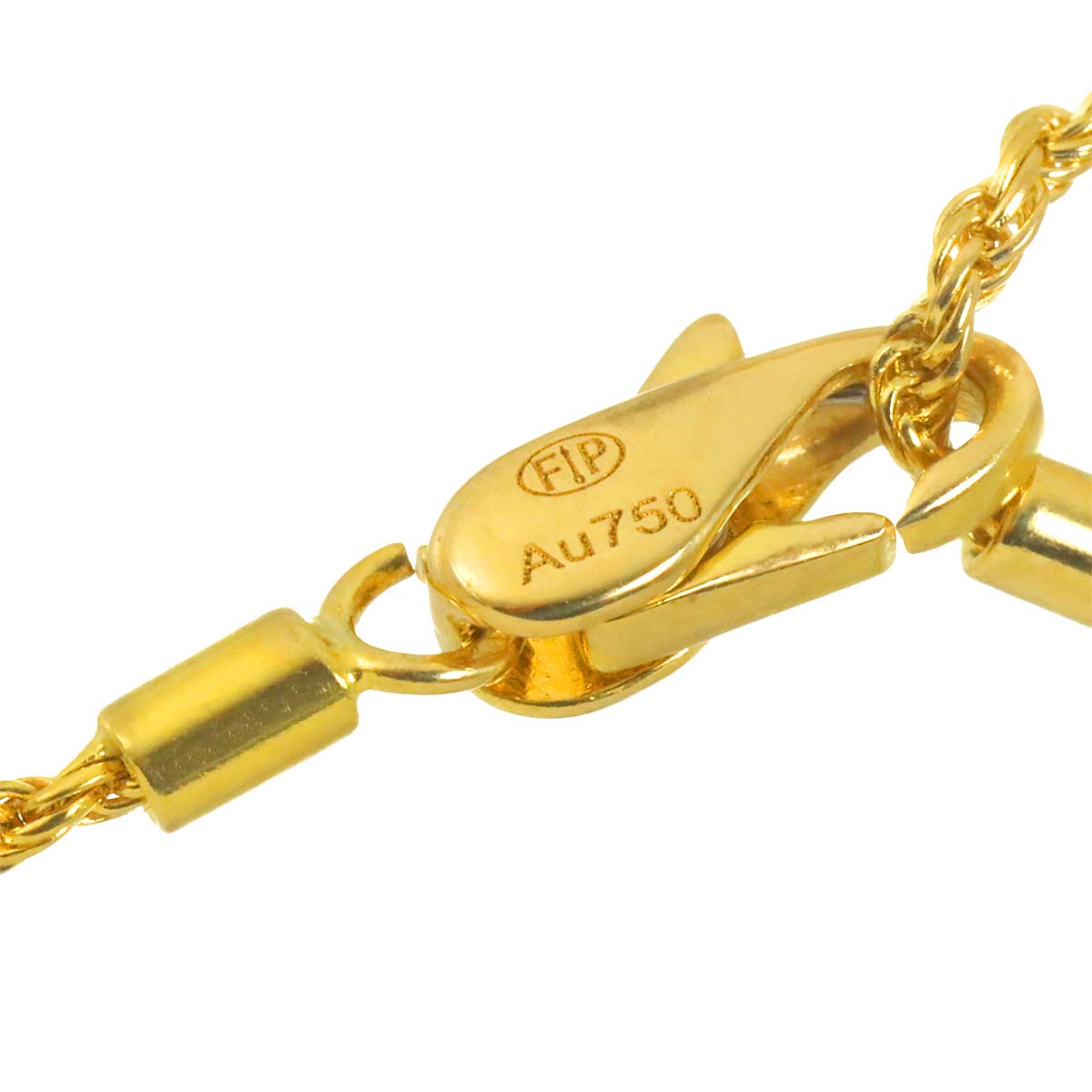 Force10 Diamond Necklace Large 18K Yellow Gold 750