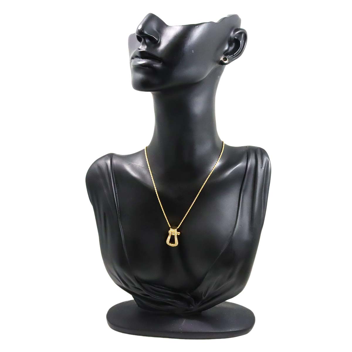 Force10 Diamond Necklace Large 18K Yellow Gold 750