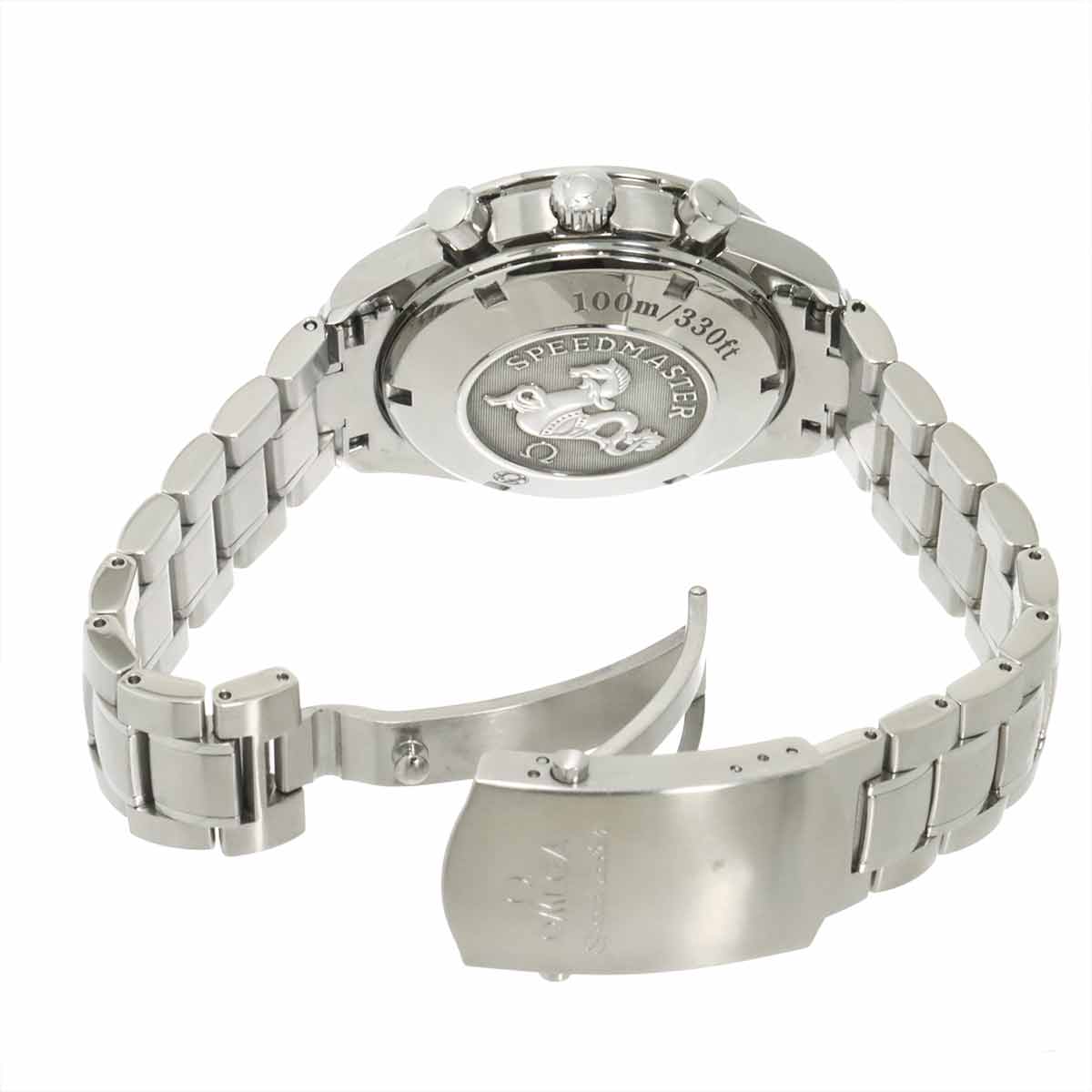Speedmaster Date 323 30 40 40 06 001 Gray Black Dial Mens