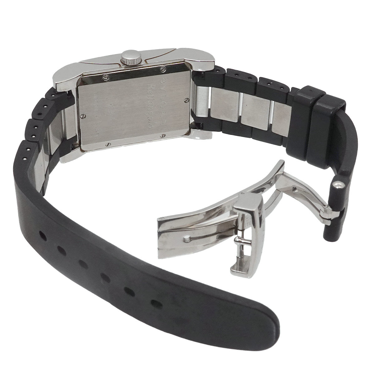 Rettangolo RT45S Automatic Date Black Dial Mens Watch
