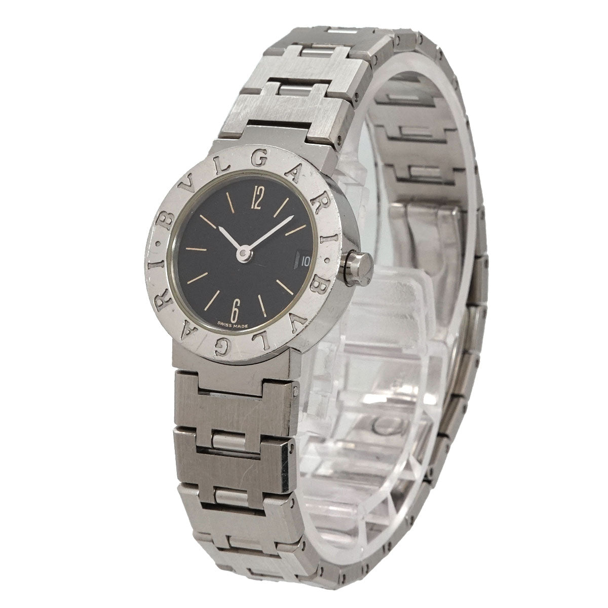 BVLGARIBVLGARI BB23SS Quartz Black Dial Ladies Watch