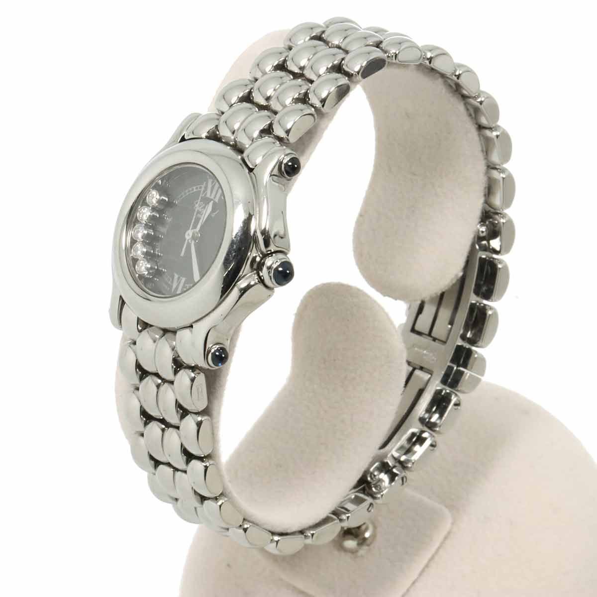 Happy Sport 27/8250-23 5P Diamond Black Dial Leadies Watch