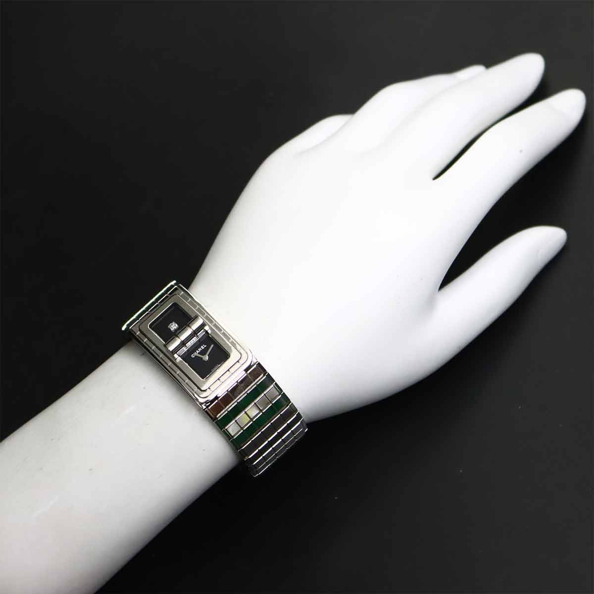 Code CoCo Diamond H5144 Quartz Black Dial Ladies Watch
