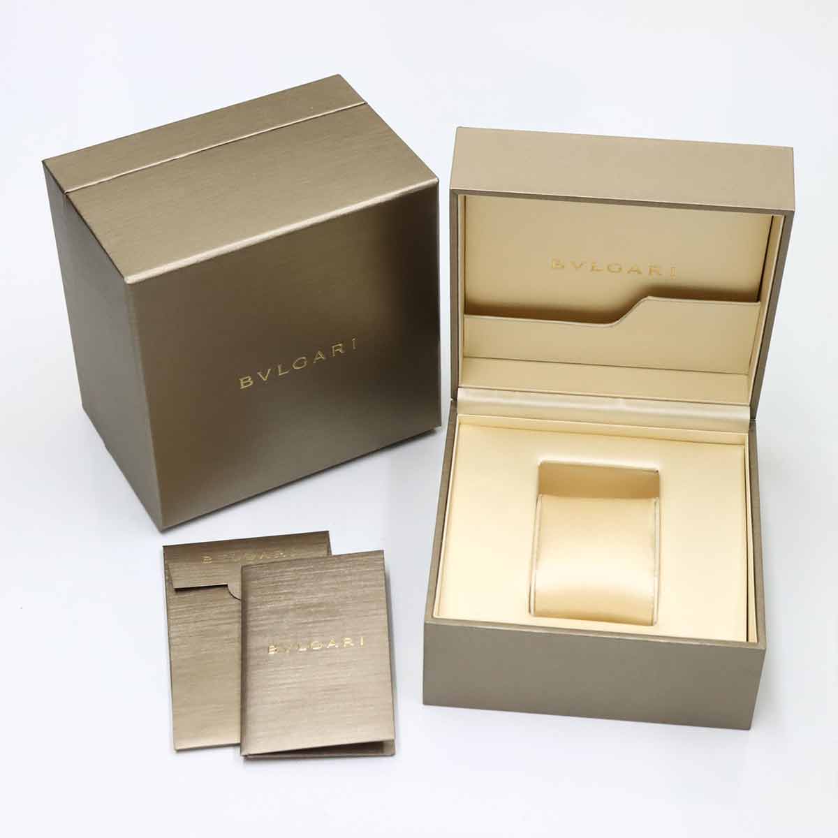 BVLGARI BVLGARI BB39S Automatic YG Silber Dial Mens Watch