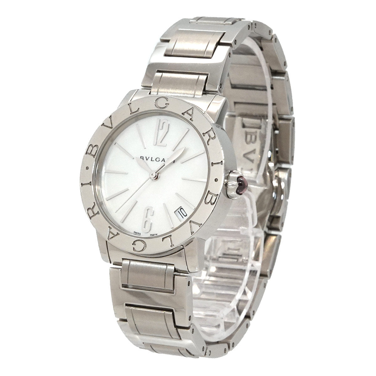 BVLGARIBVLGARI BBL33S Automatic Date White Shell Dial Boys