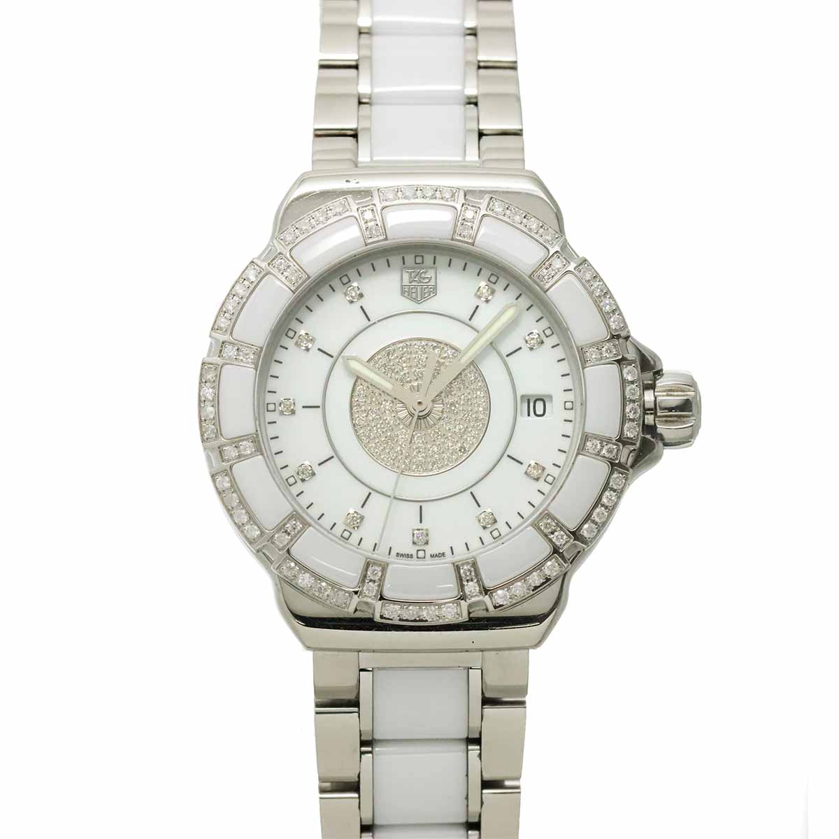Formula 1 WAH121D 10P Bezel Diamond Quartz Ladies Watch