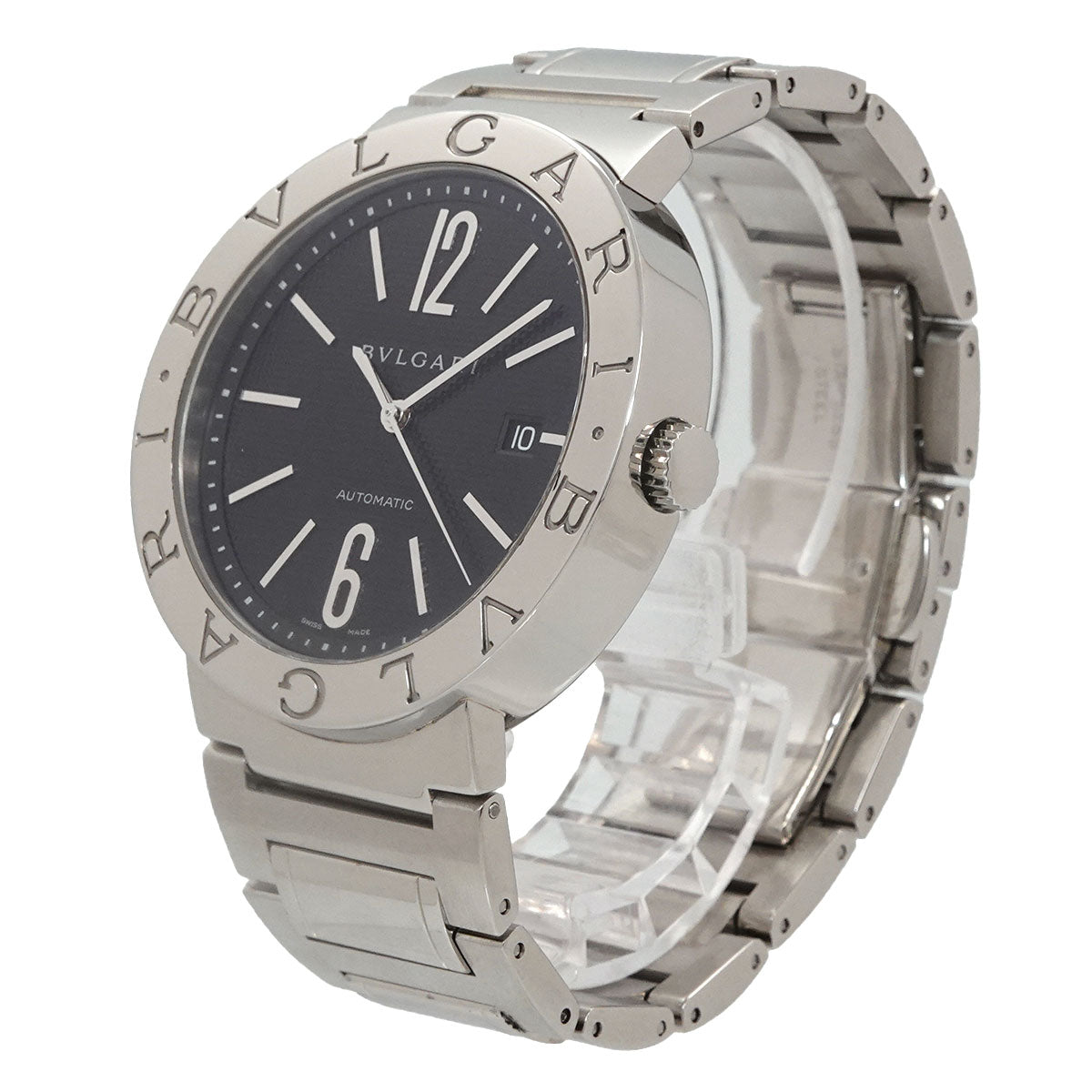 BVLGARIBVLGARI BB42SSAUTO Automatic Black Dial Mens
