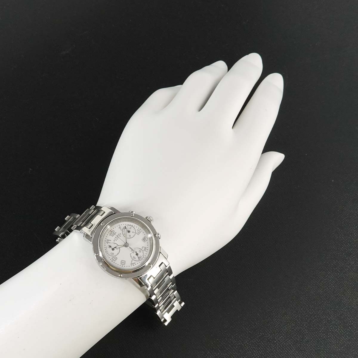 Clipper Chronograph CL1 310 Date White Dial Ladies