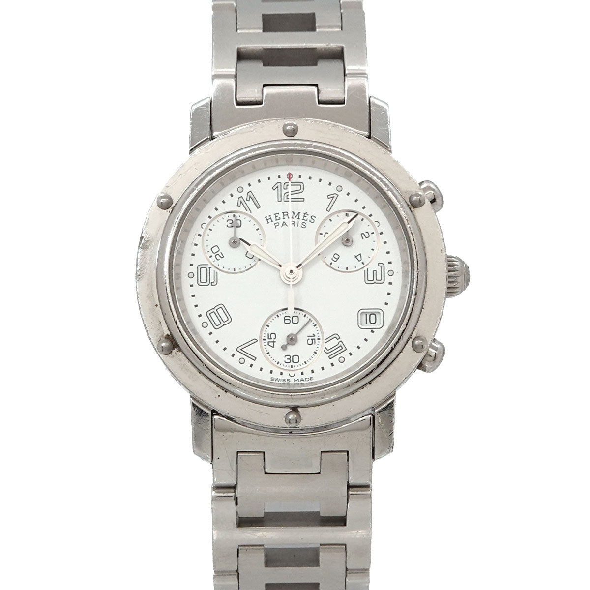 Clipper Chronograph CL1 310 Date White Dial Ladies