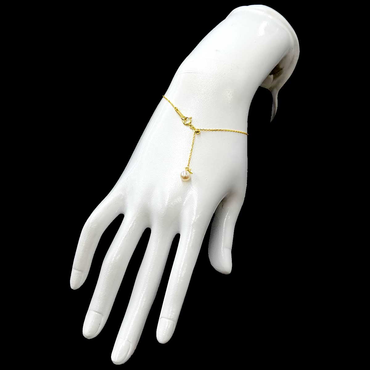 Akoya Pearl 5.6mm Bracelet 18K YG 750