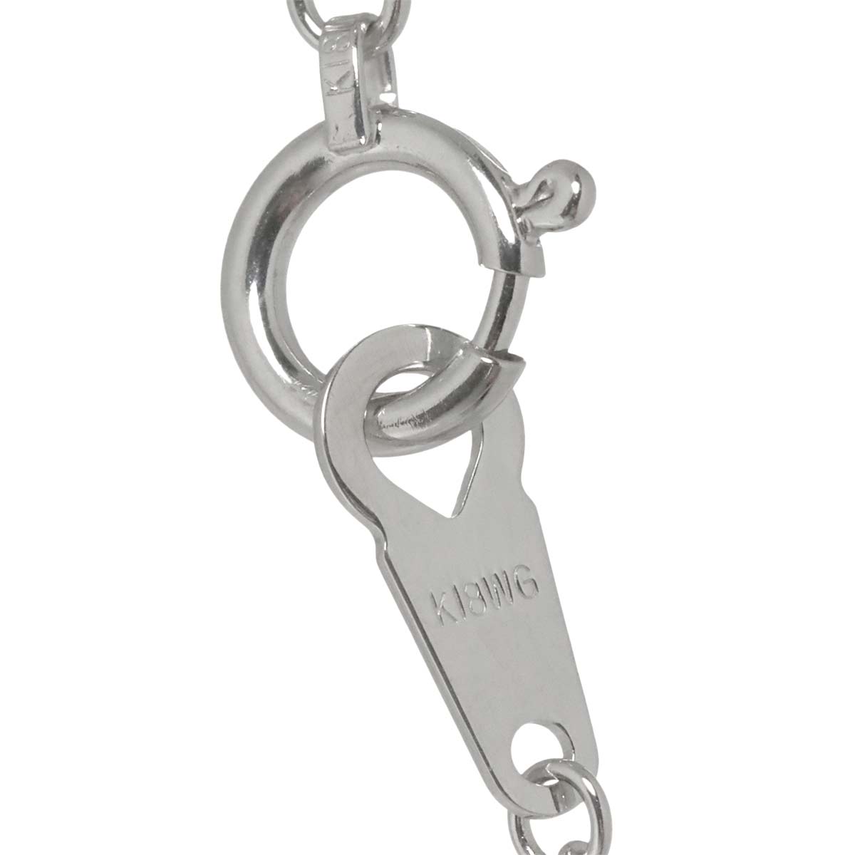 Diamond 0.32ct Necklace 18K WG White Gold 750