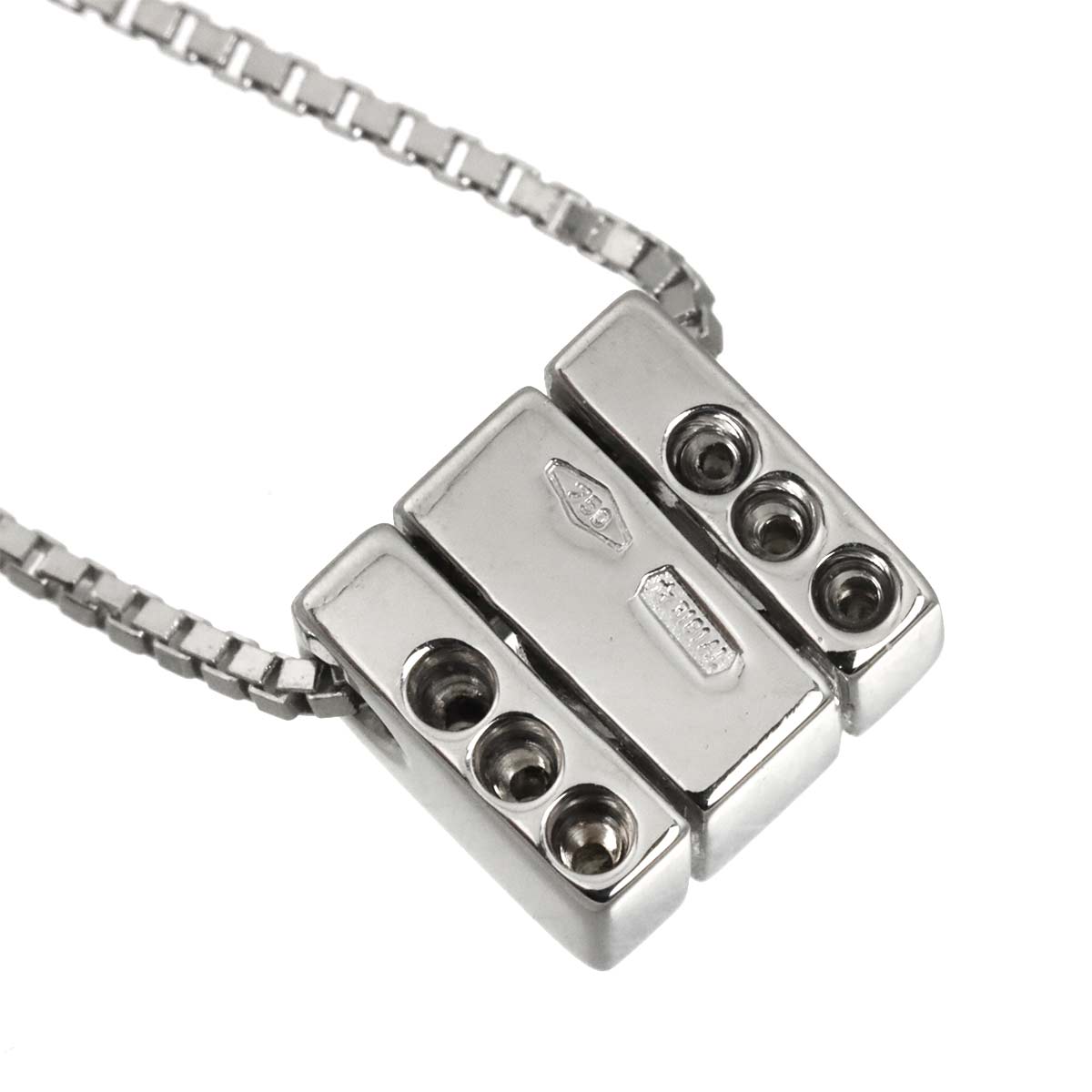 Belle Epoque Diamond Necklace 18K White Gold 750