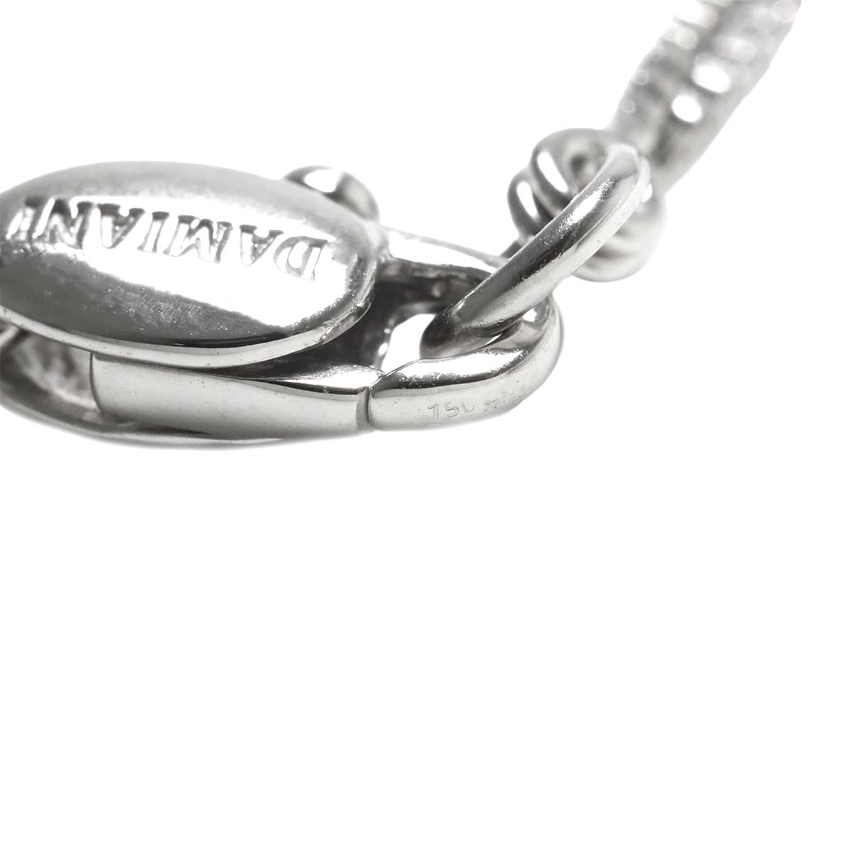 Belle Epoque Diamond Necklace 18K White Gold 750