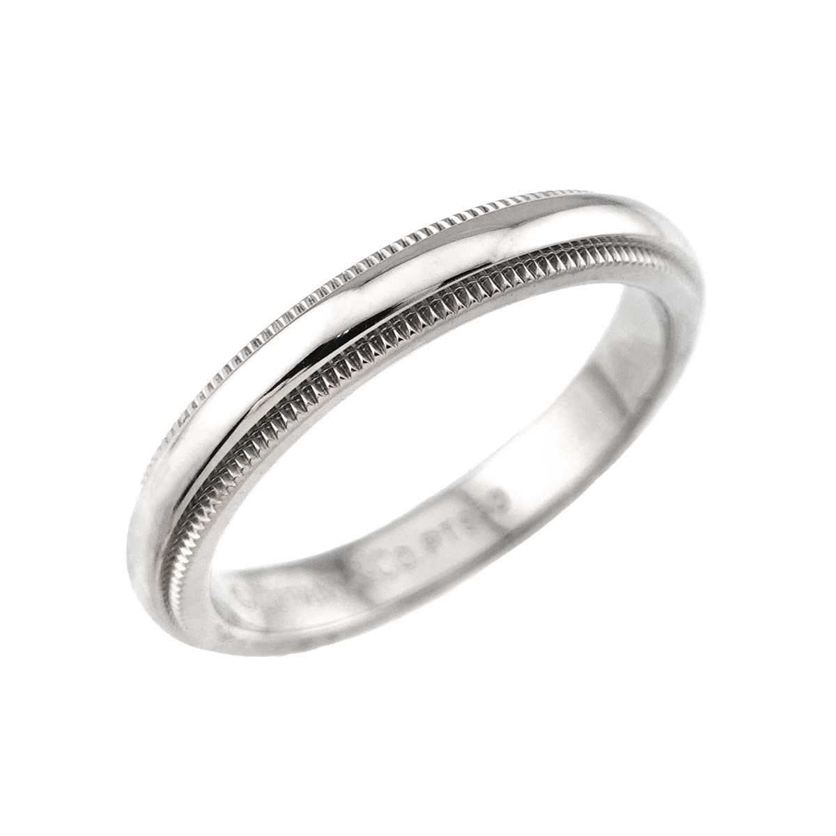 Milgrain Band Ring Pt Platinum Size5.25-5.5(US)