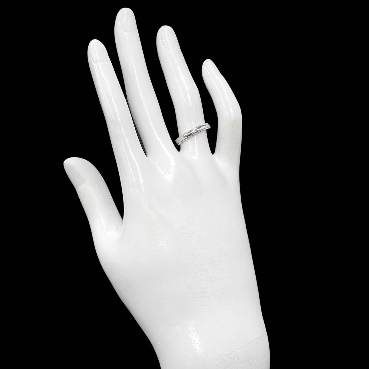 Milgrain Band Ring Pt Platinum Size5.25-5.5(US)