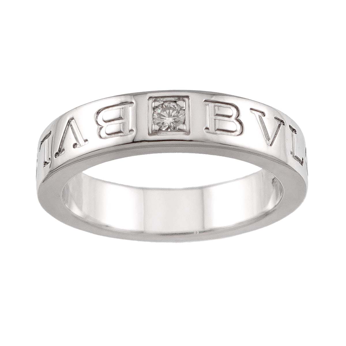 B-ZERO1 Diamond Ring 18K WG 750 size4.5-4.75(US)