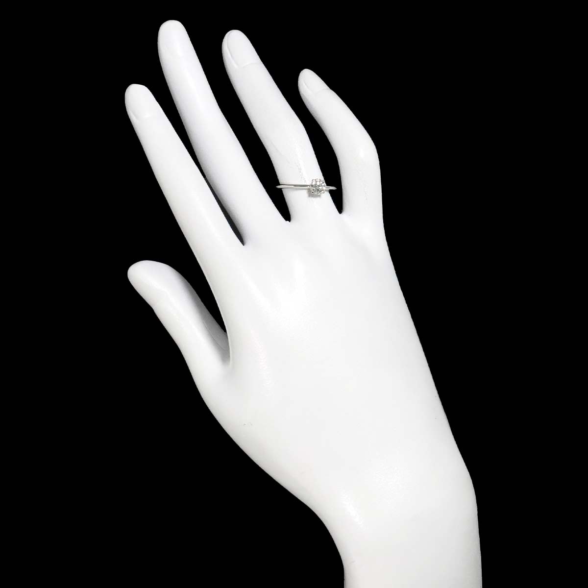 True Diamond 0.41ct Ring Pt Size5.75-6(US)