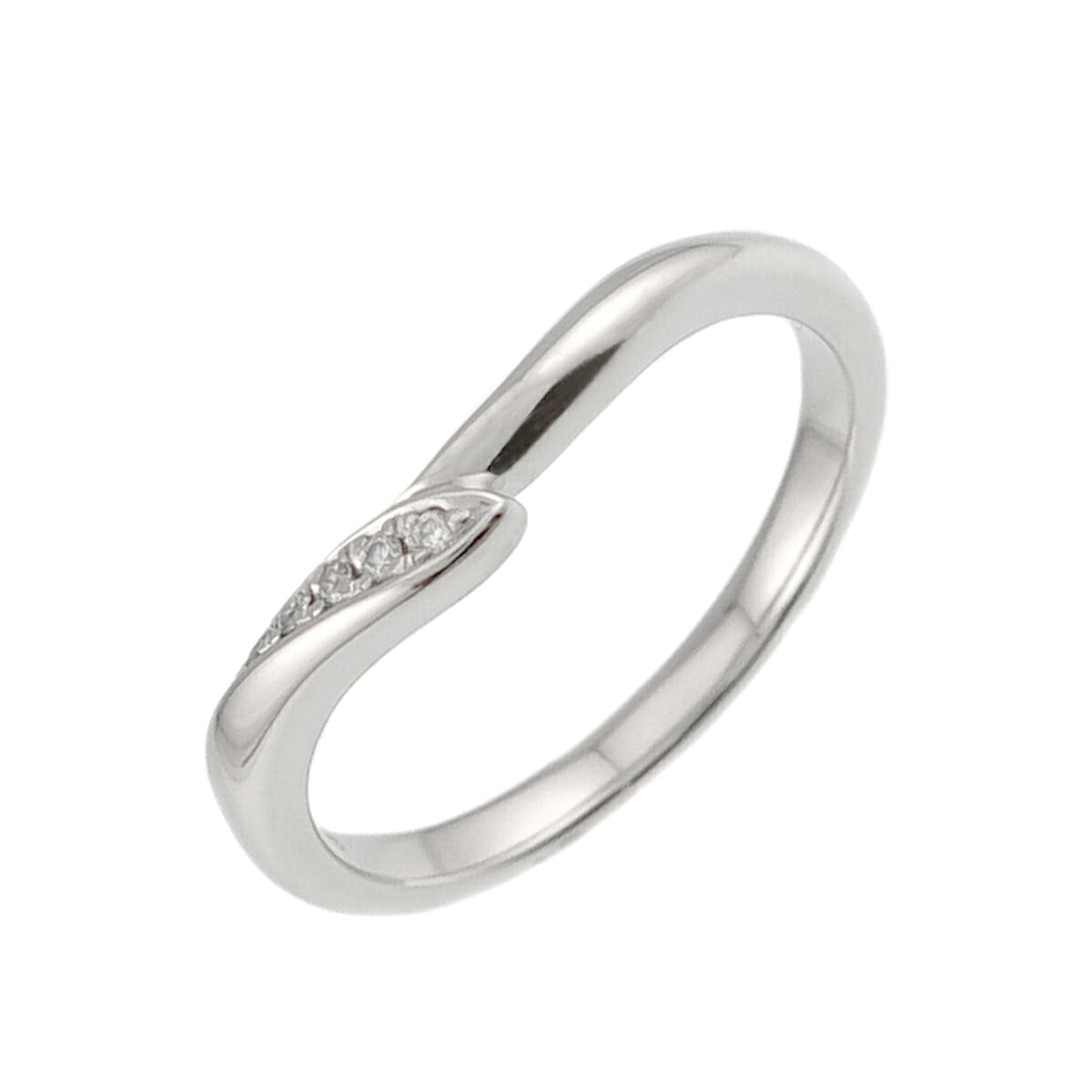 Diamond Ring Platinum Size4.5(US)