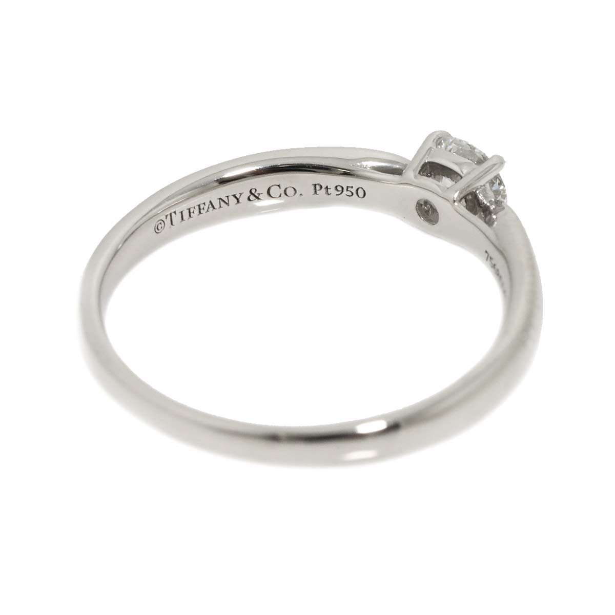 Harmony Ring Diamond 0.32ct Pt Platinum size6(US)