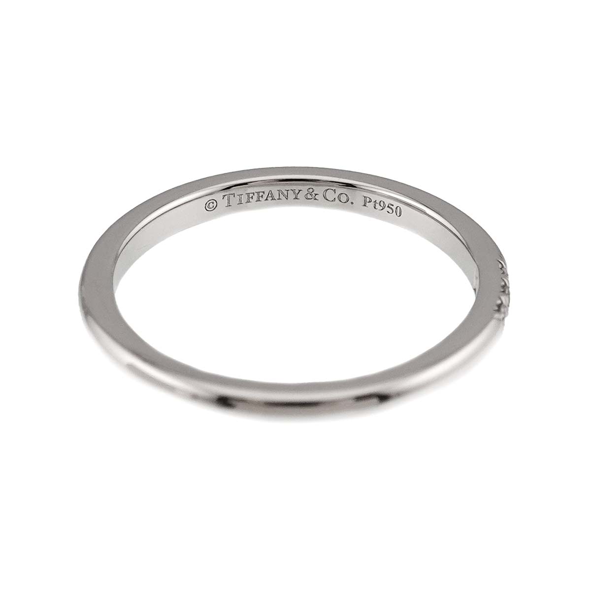 Forever Band Diamond Ring Pt Platinum Size5.75-6(US)