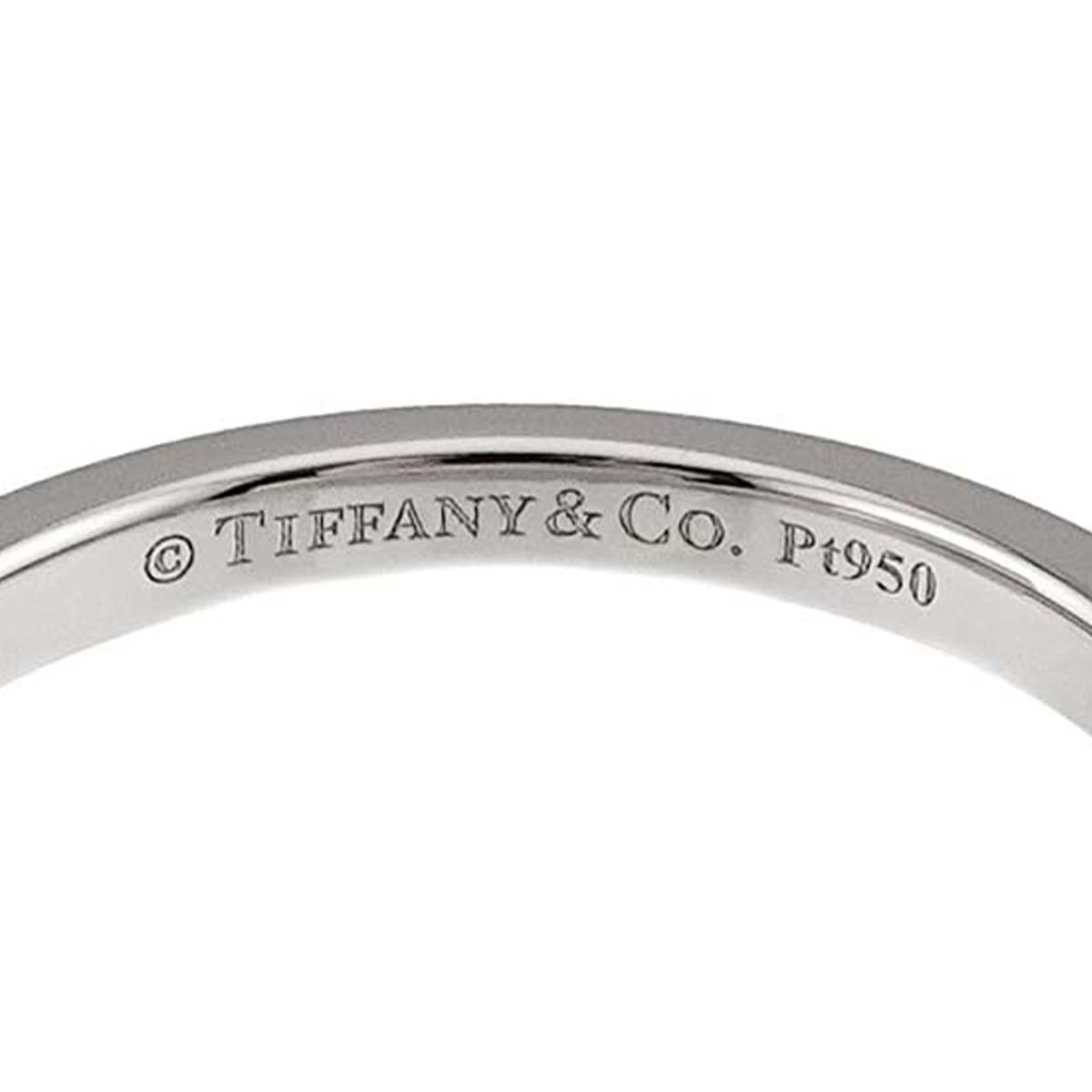 Forever Band Diamond Ring Pt Platinum Size5.75-6(US)