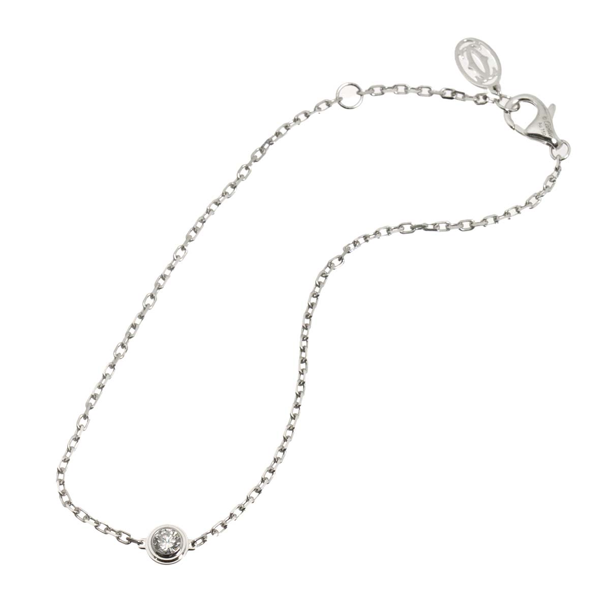 d Amour Diamond Bracelet LM 18K White Gold 750