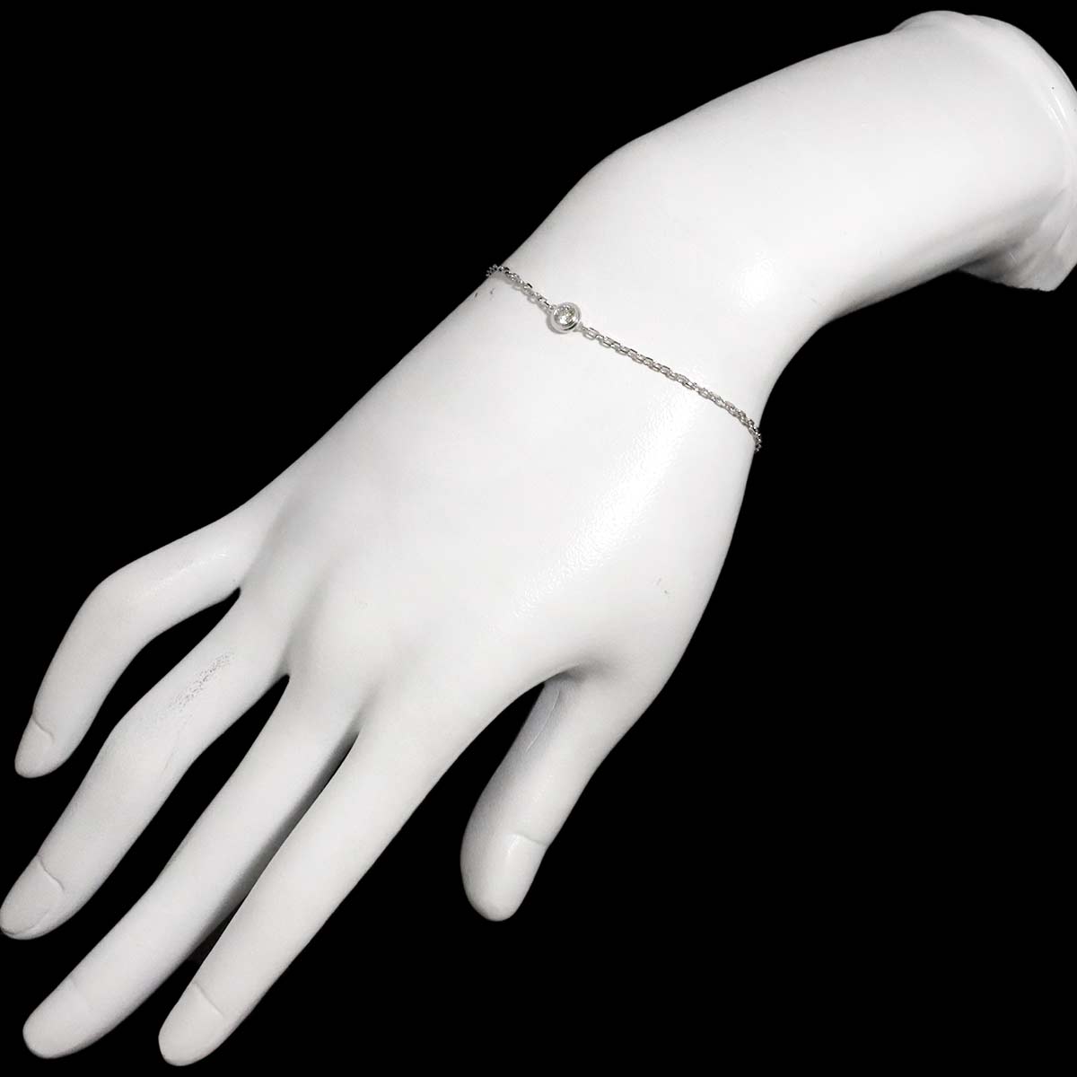 d Amour Diamond Bracelet LM 18K White Gold 750