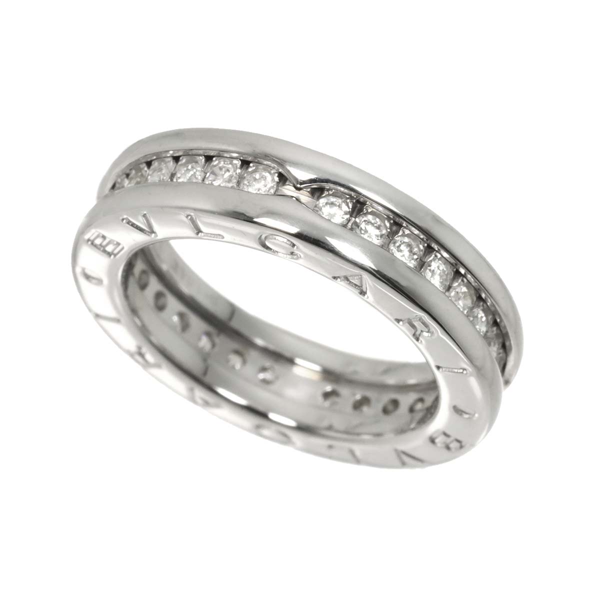 B-zero1 1Band Diamond Ring 18K WG 750 size46 3.75(US)