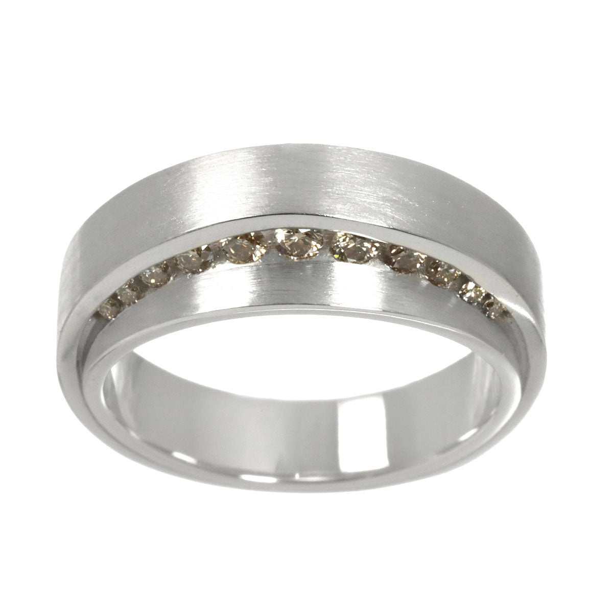 Diamond 0.25ct Ring 18K WG 750 size8.25(US)