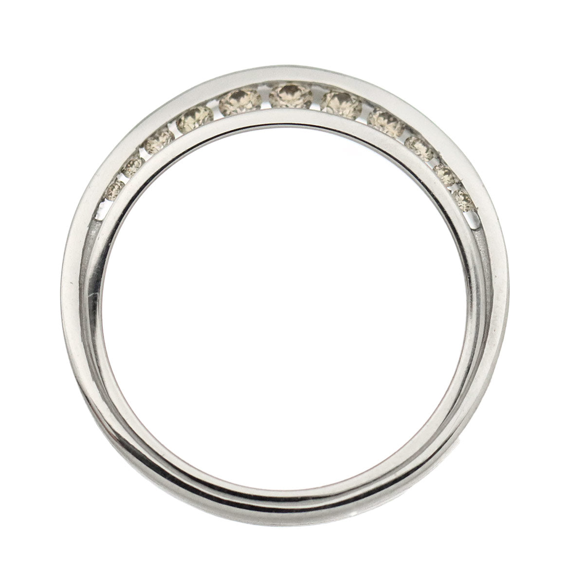 Diamond 0.25ct Ring 18K WG 750 size8.25(US)