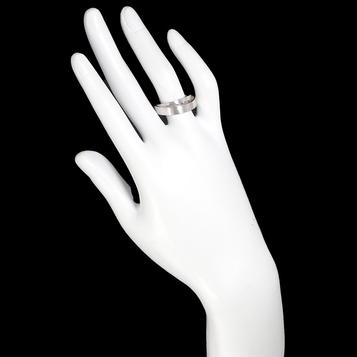 Diamond 0.25ct Ring 18K WG 750 size8.25(US)