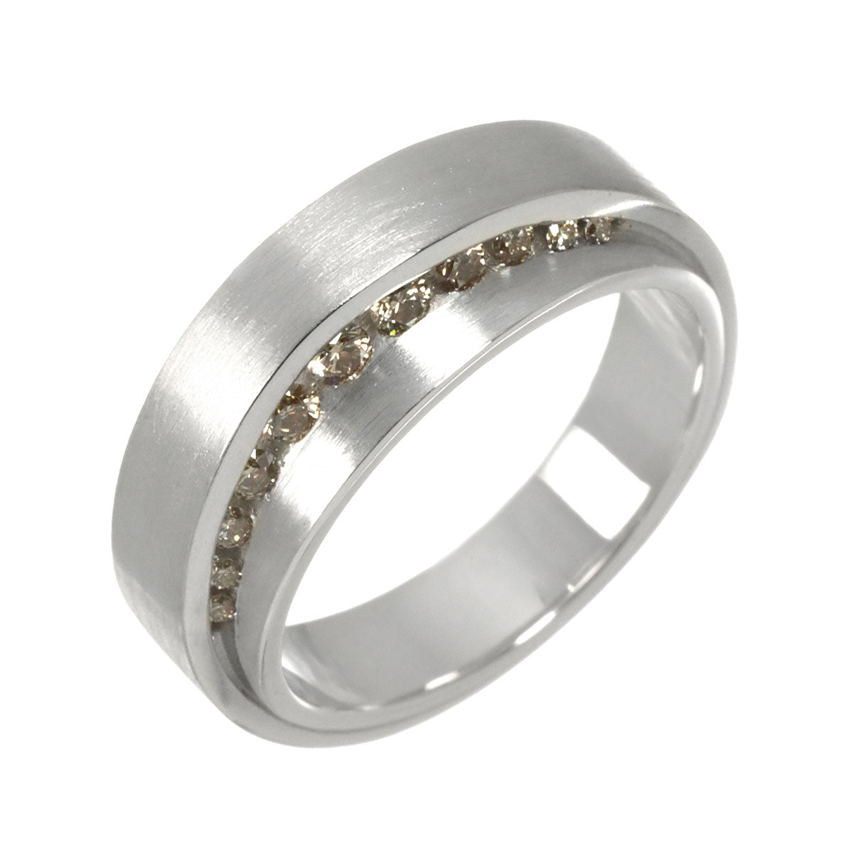 Diamond 0.25ct Ring 18K WG 750 size8.25(US)