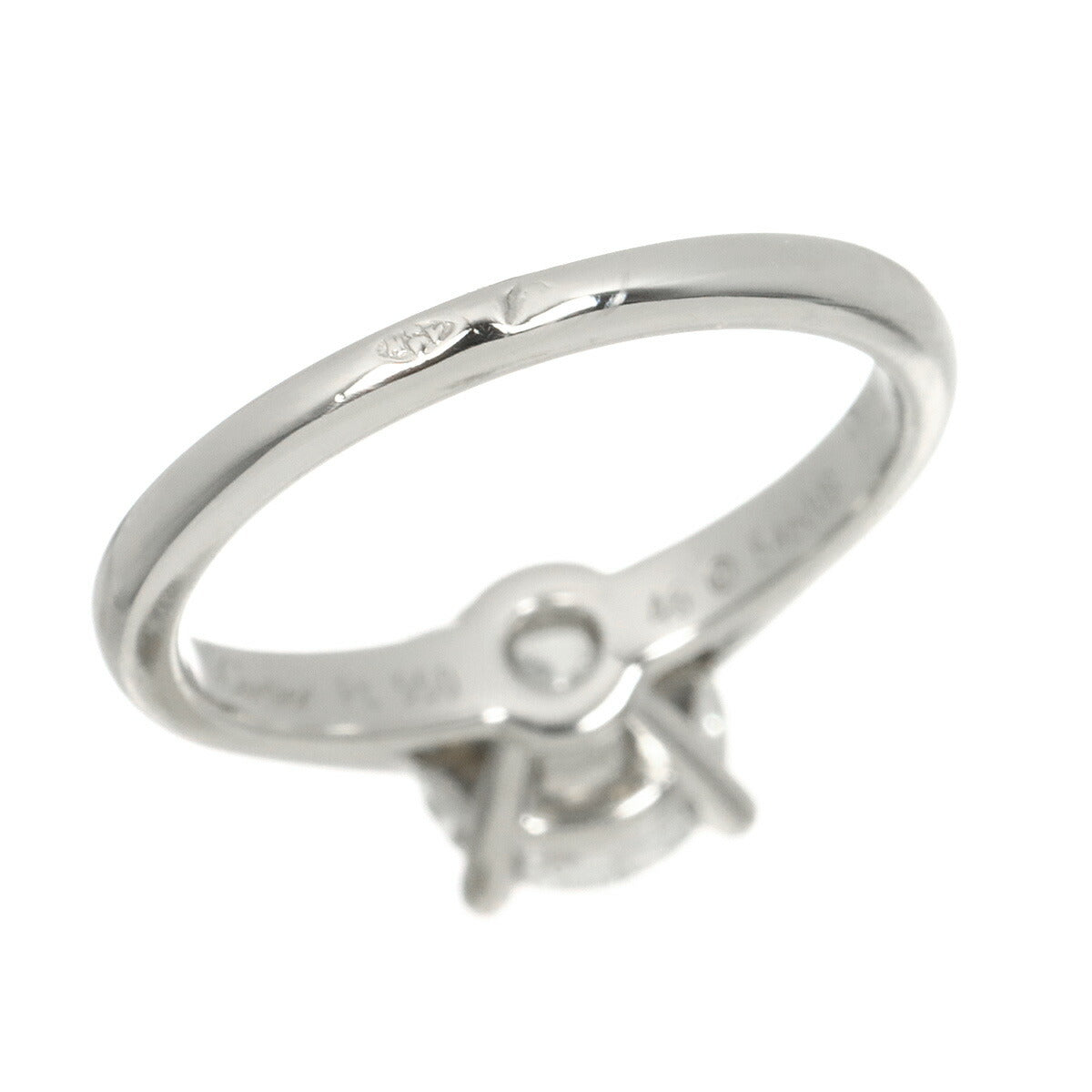 Diamond 1.01ct F/VS1/EX Ring Platinum size46 3.75-4(US)
