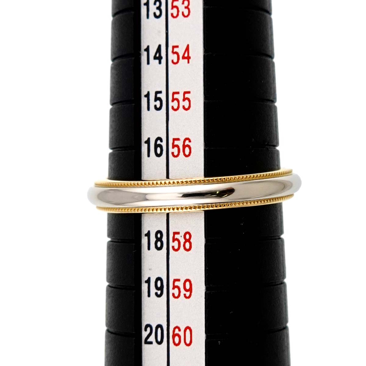 Milgrain Band Ring 18K YG 750 Pt Size7.75-8(US)