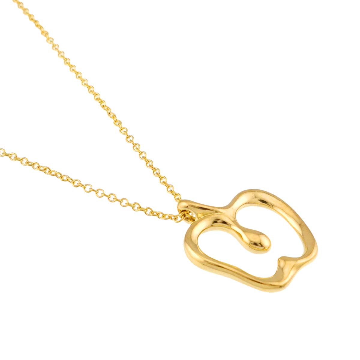 Apple motif Necklace 18K Yellow Gold 750