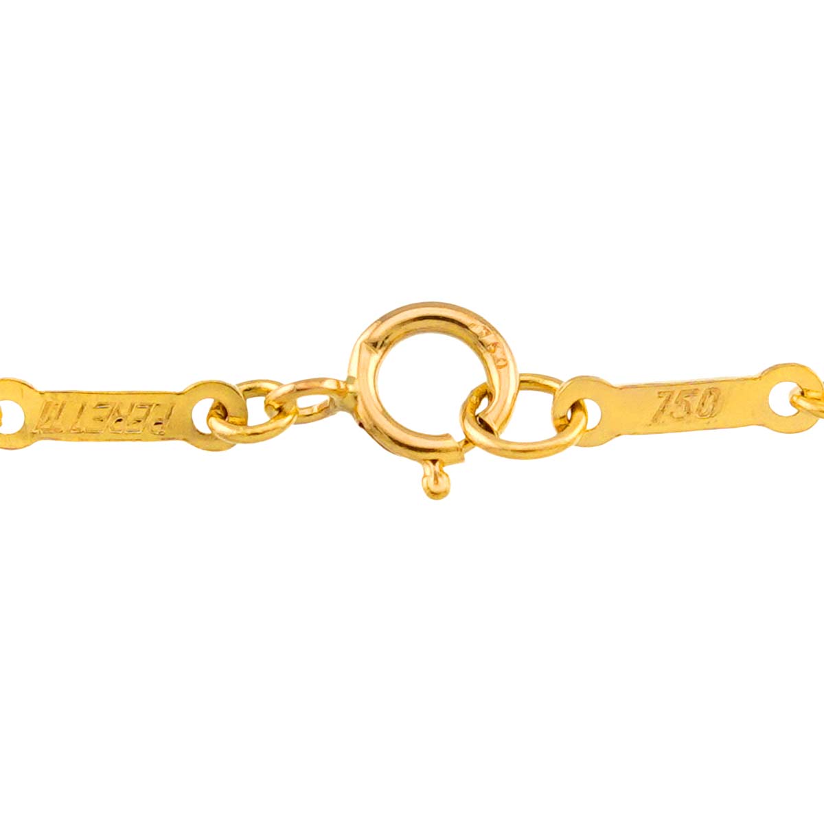 Apple motif Necklace 18K Yellow Gold 750