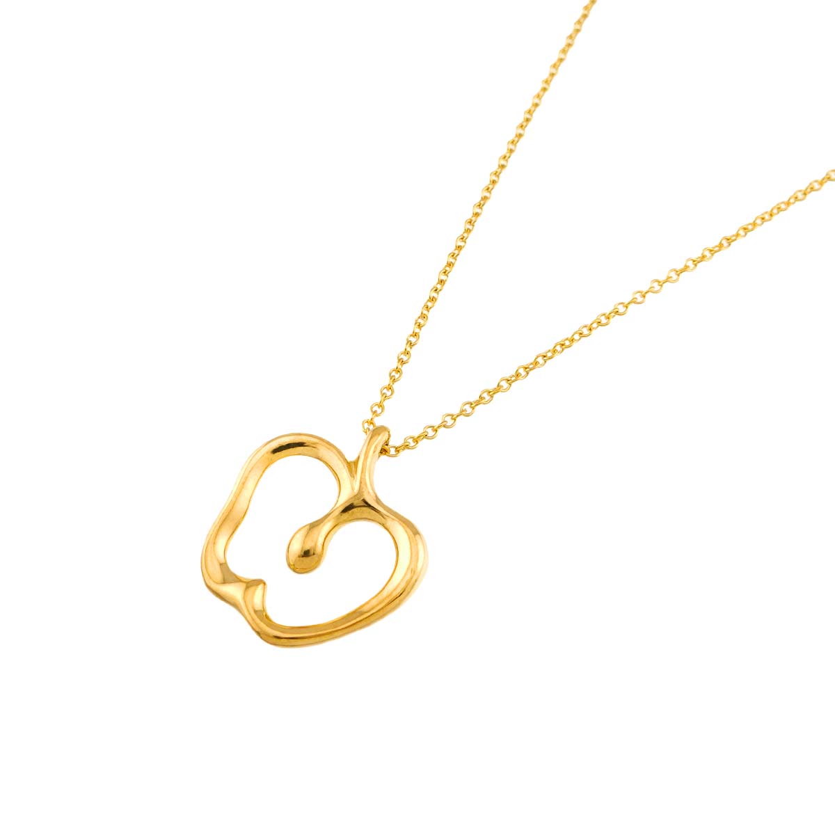 Apple motif Necklace 18K Yellow Gold 750