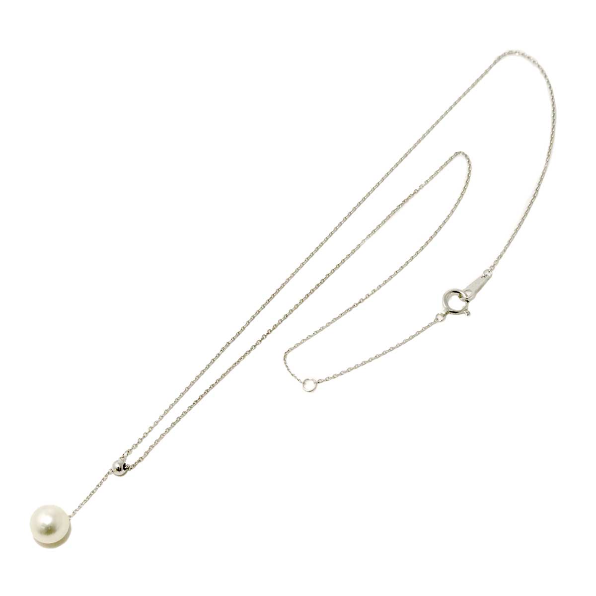 Akoya Pearl 7.8mm Necklace 18K WG 750
