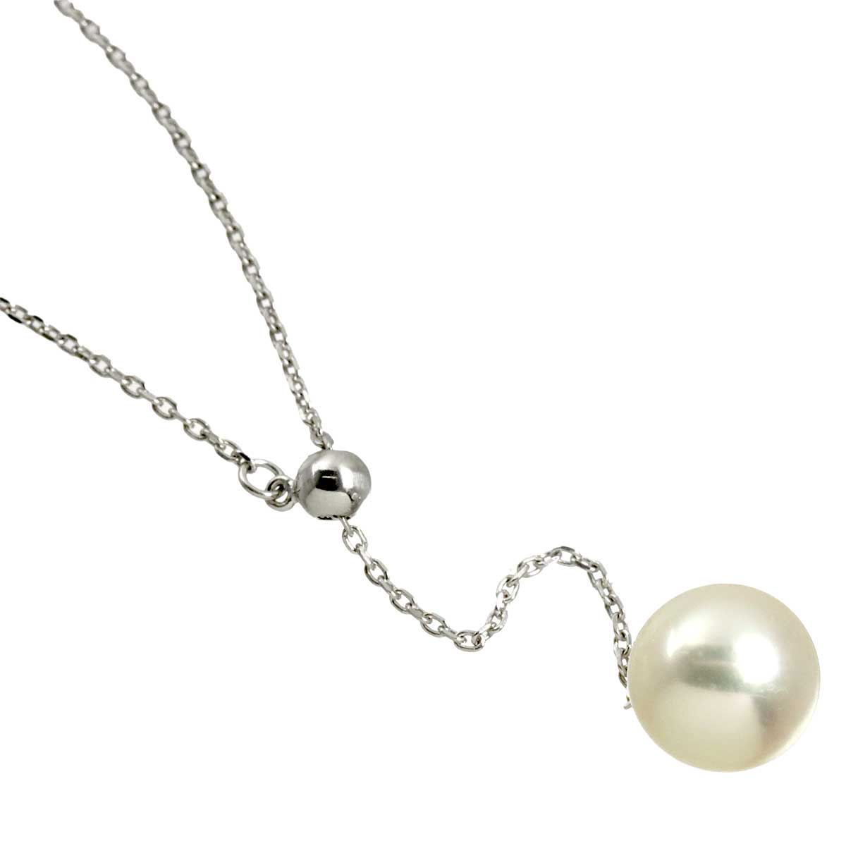 Akoya Pearl 7.8mm Necklace 18K WG 750
