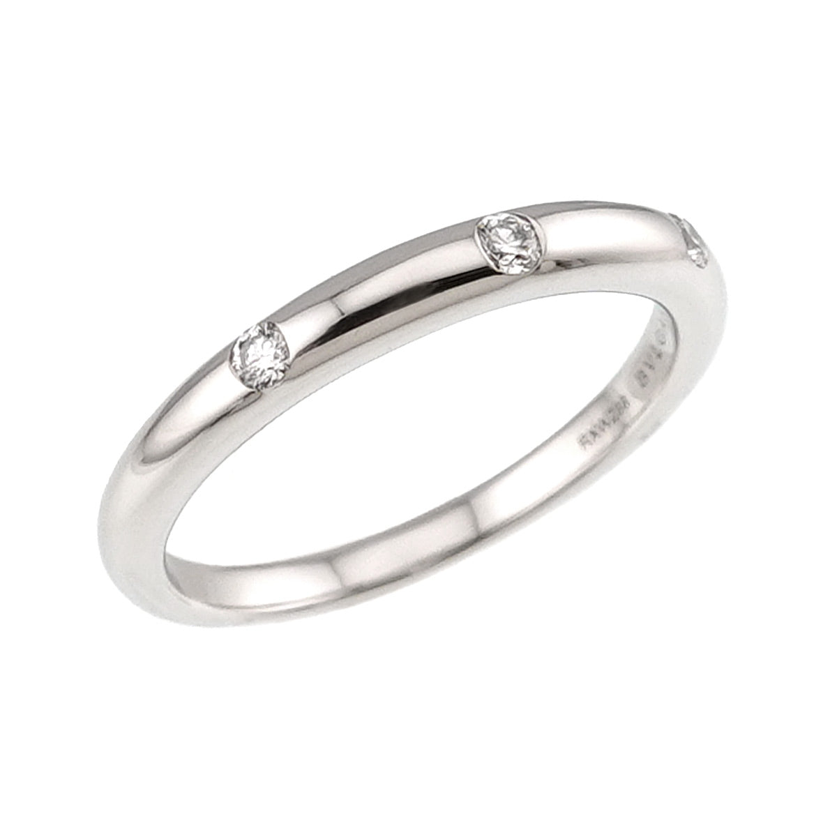 Fedi Diamond 3P Ring Platinum Size3.75(US)