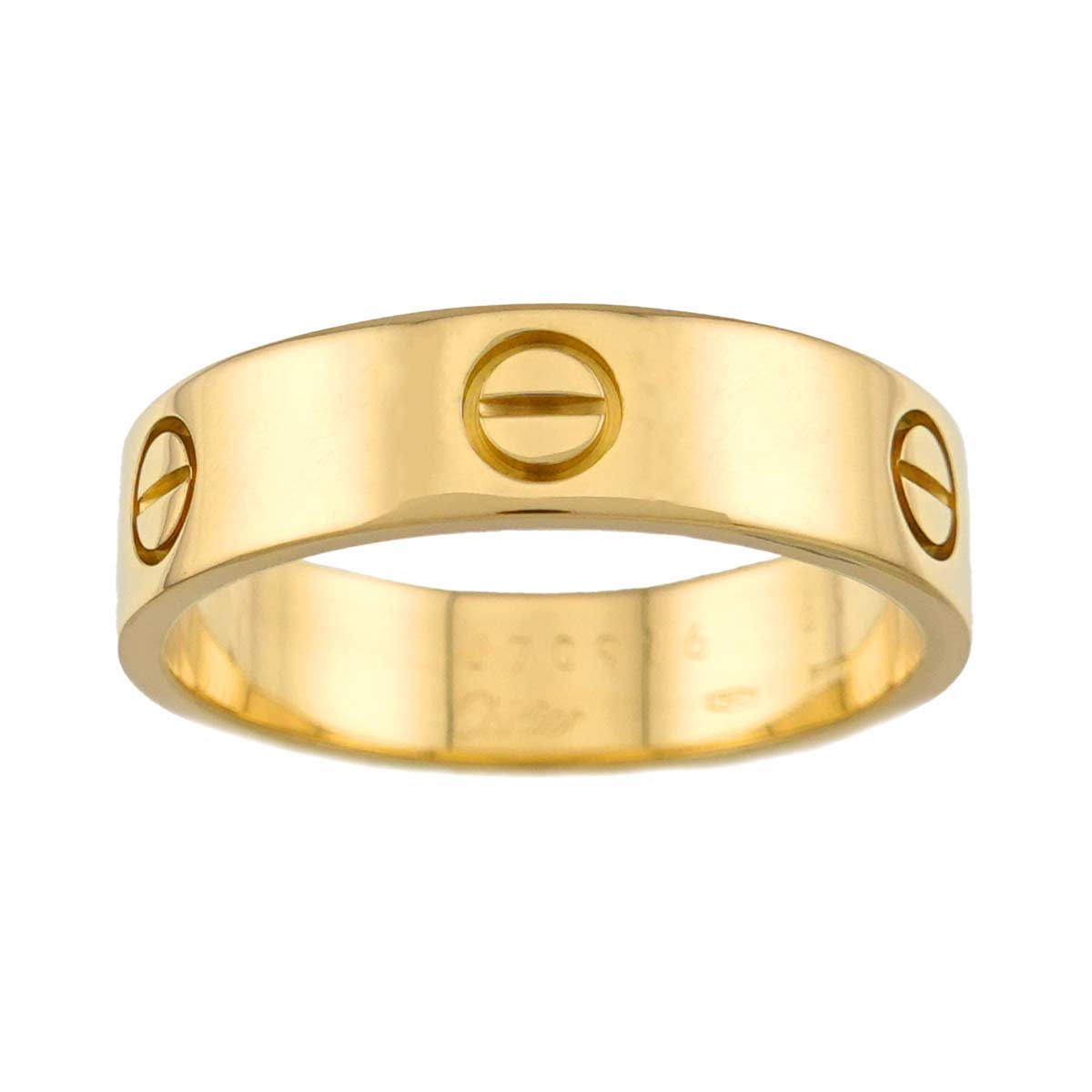 Love Ring 18K Yellow Gold 750 size65 10.75-11(US)
