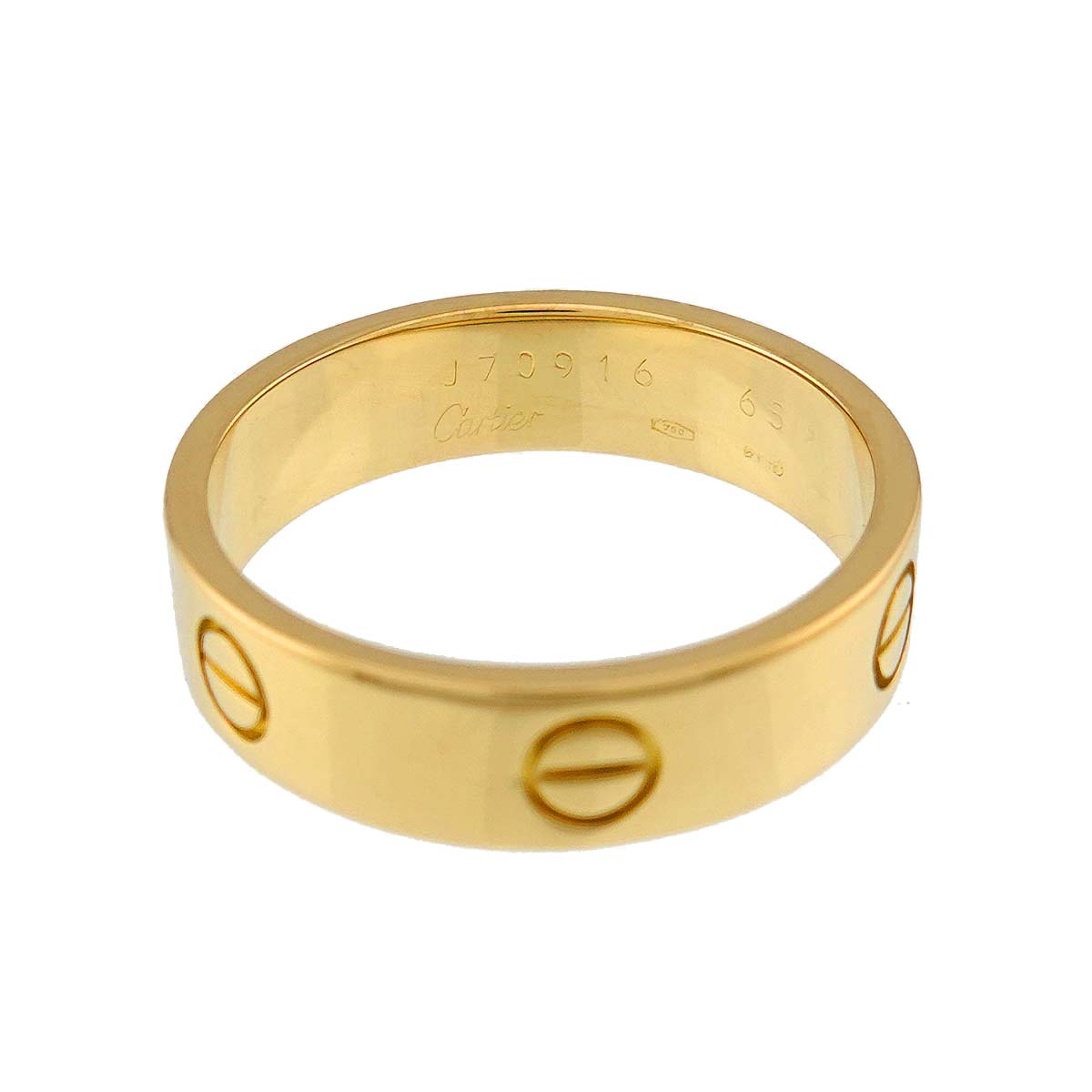 Love Ring 18K Yellow Gold 750 size65 10.75-11(US)