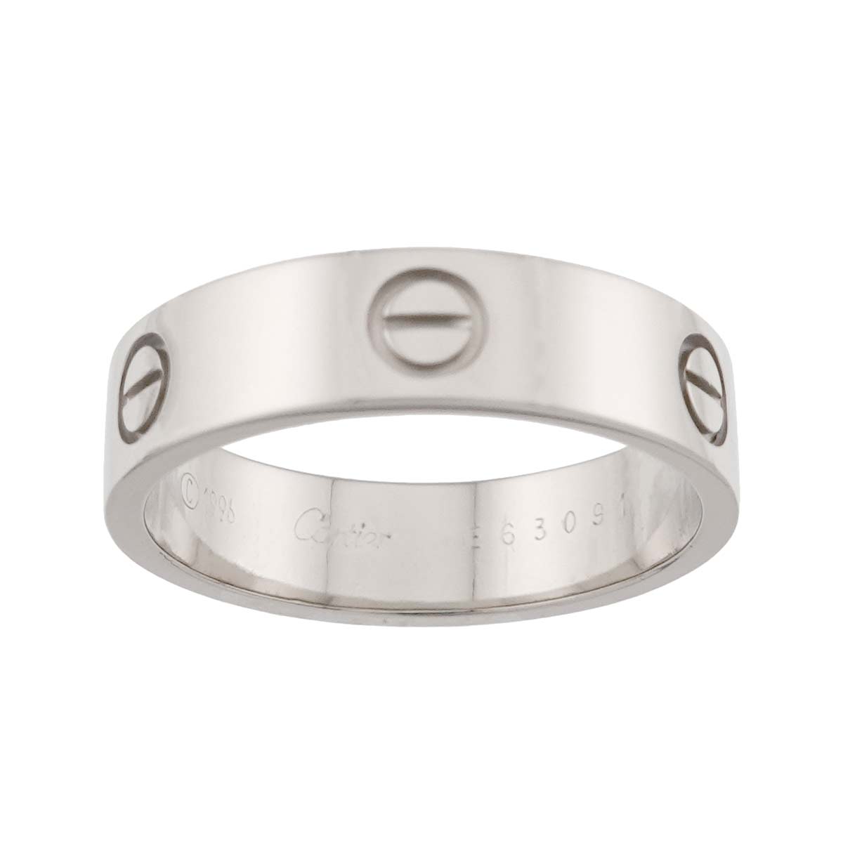 Love Ring 18K WG White Gold 750 size65 10.5-10.75(US)