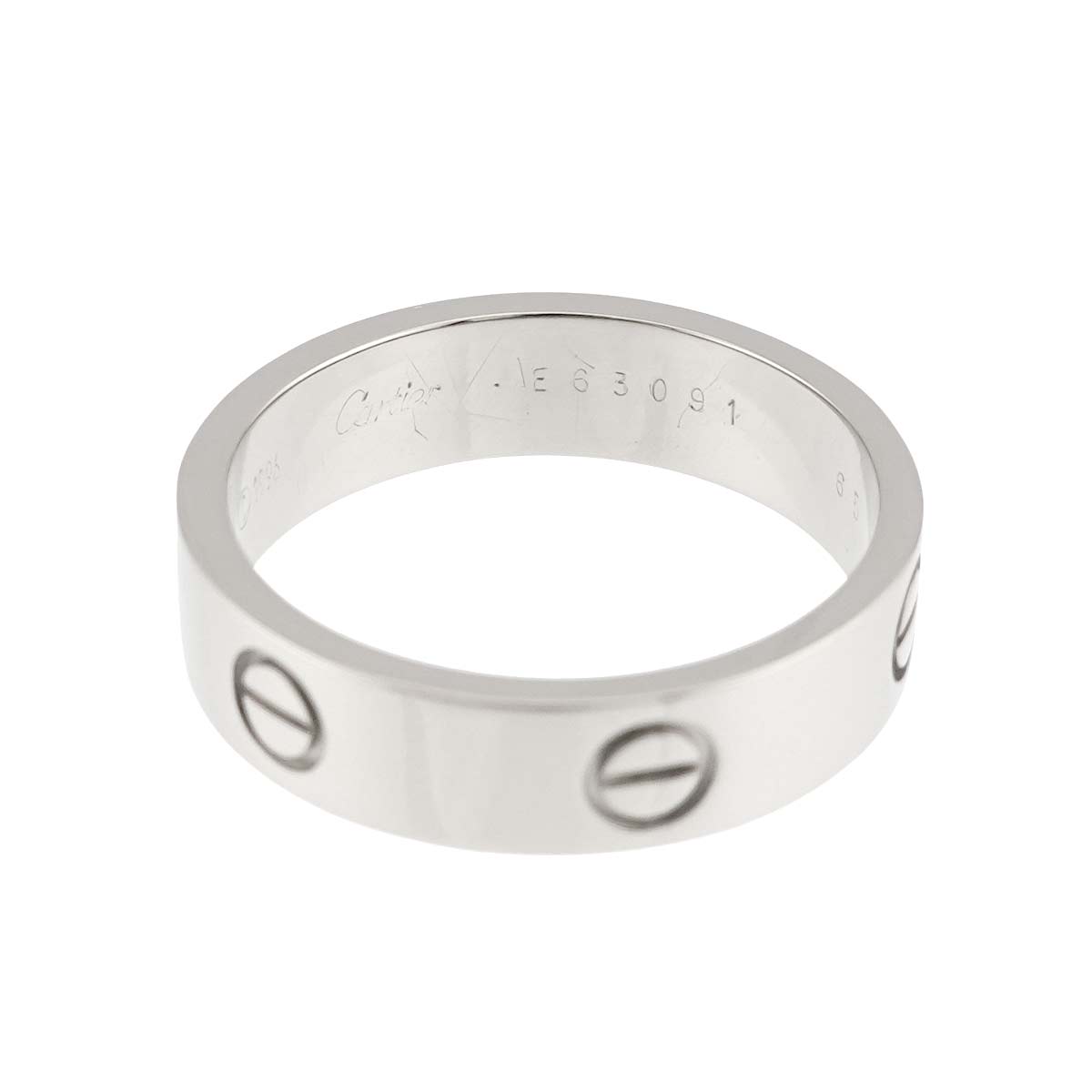 Love Ring 18K WG White Gold 750 size65 10.5-10.75(US)