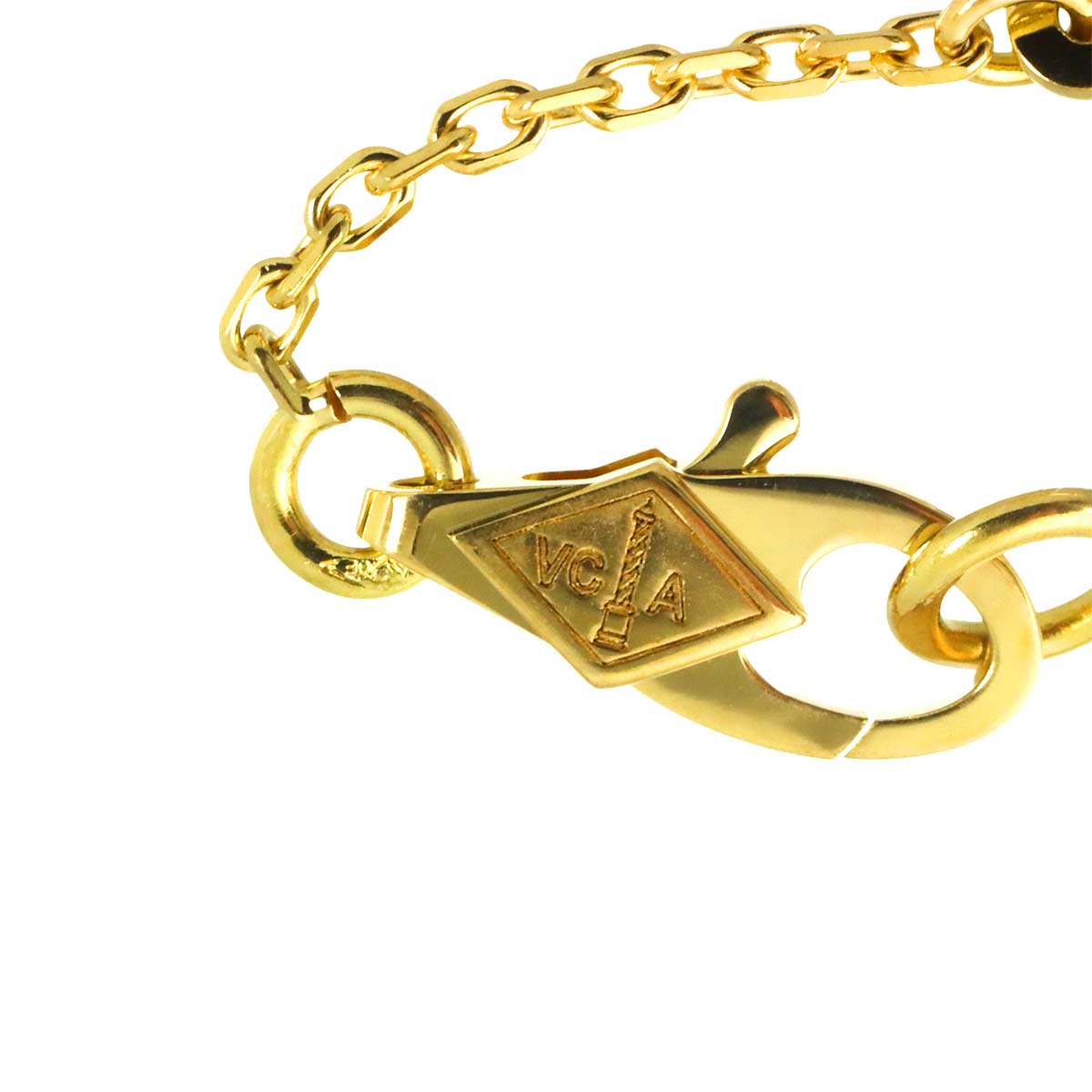 Sweet Alhambra MOP Necklace 18K YG 750