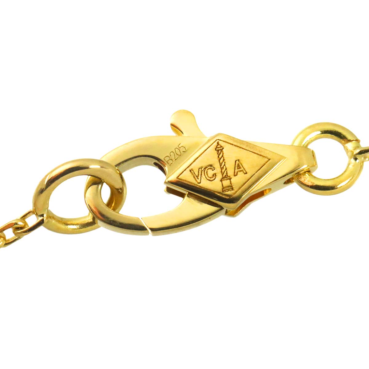 Sweet Alhambra MOP Necklace 18K YG 750