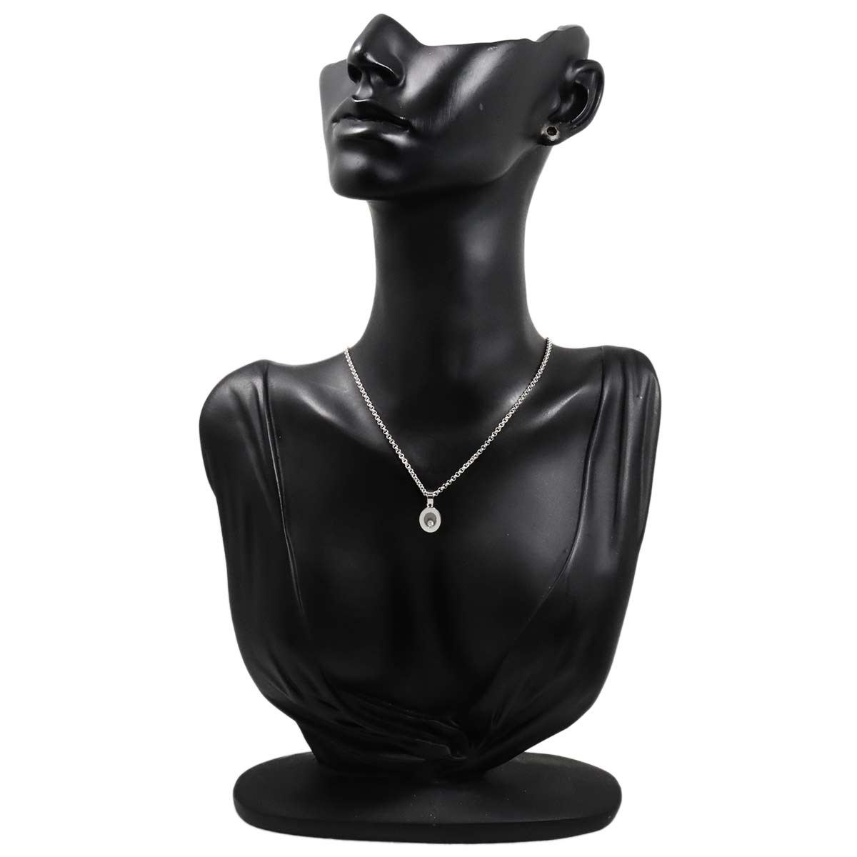 Happy Diamond Necklace 18K White Gold 750