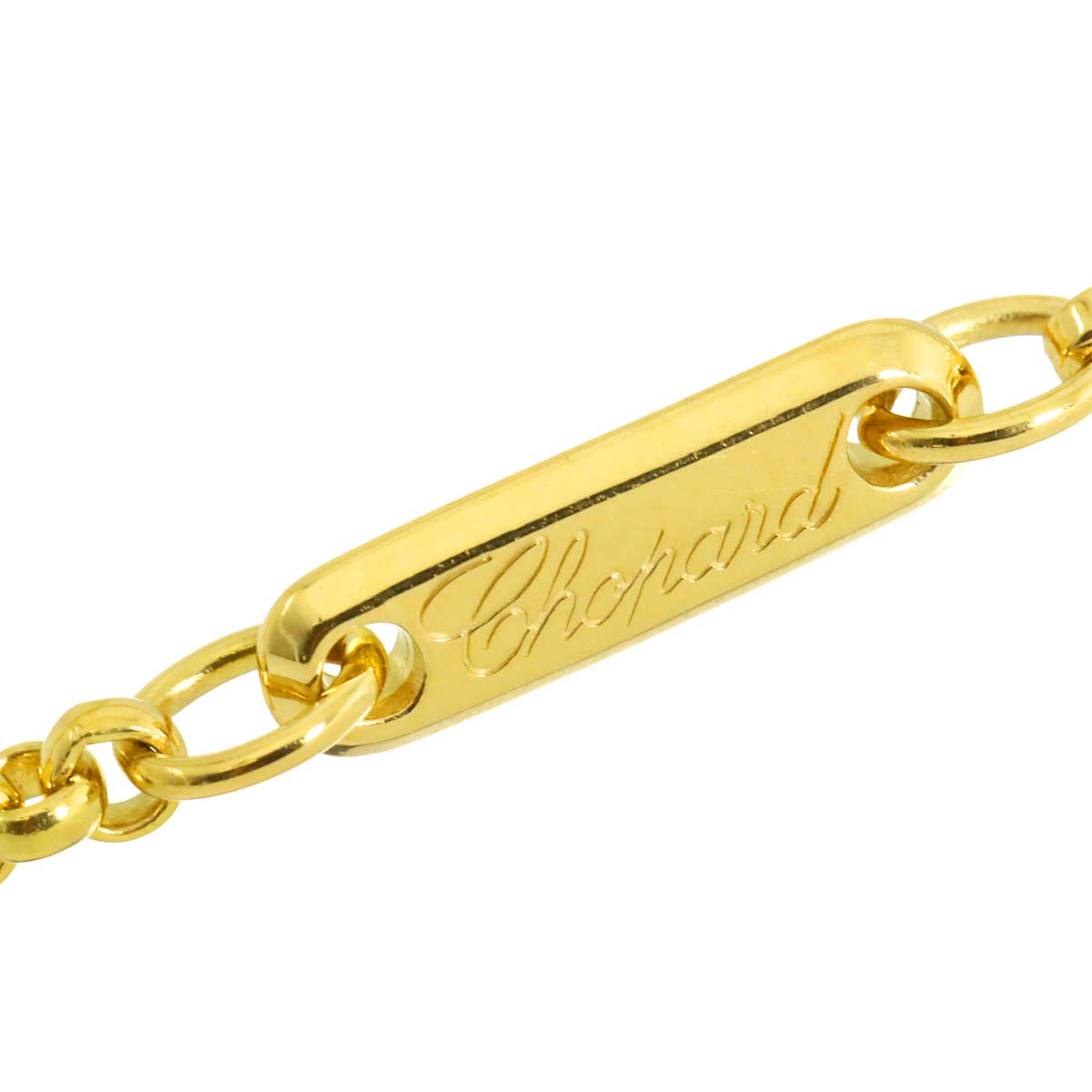 Happy Diamond Heart Necklace 18K Yellow Gold 750