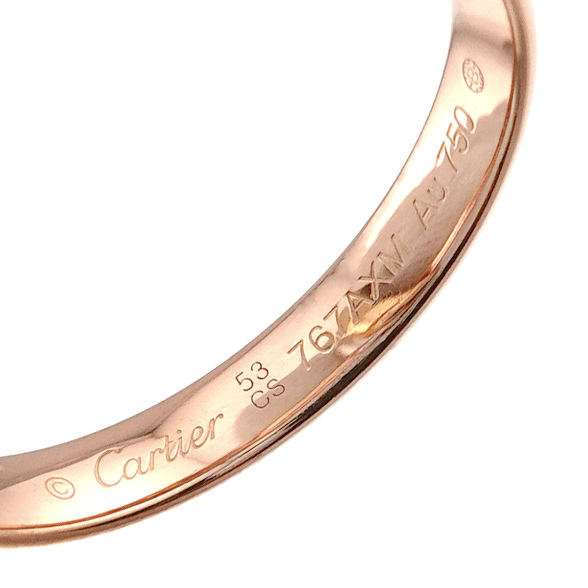 Trinity MM Ring 18K YG WG PG 750 Size53 6.25-6.5(US)